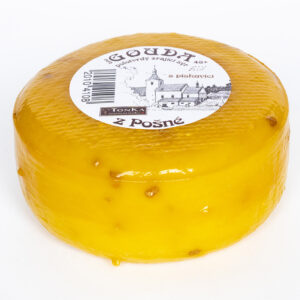 Sýr Gouda přírodní BIO kvalita – Tonka – sýrárna na statku Sýr Gouda s pískavicí