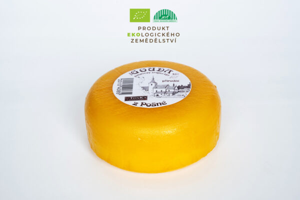 Sýr Gouda přírodní BIO kvalita – Tonka – sýrárna na statku